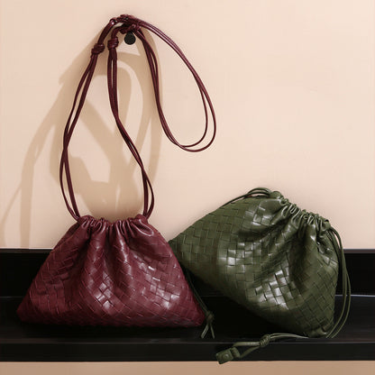 Handwoven Lambskin Crossbody Bag