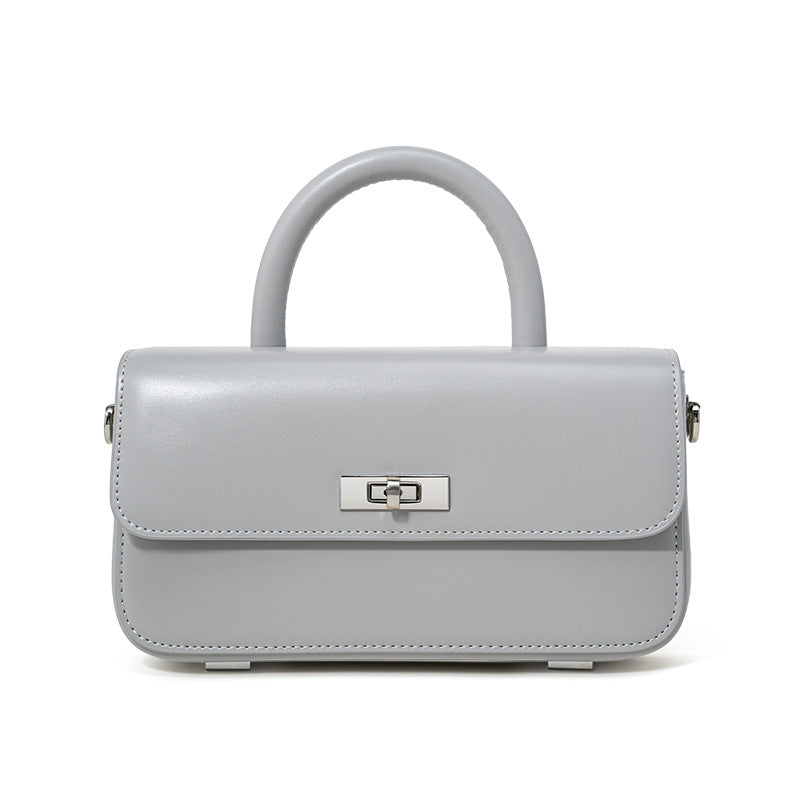 Small Square Leather Handbag