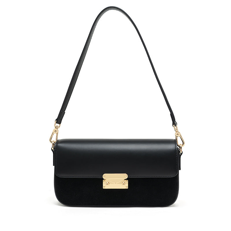 Leather Baguette Phone Bag