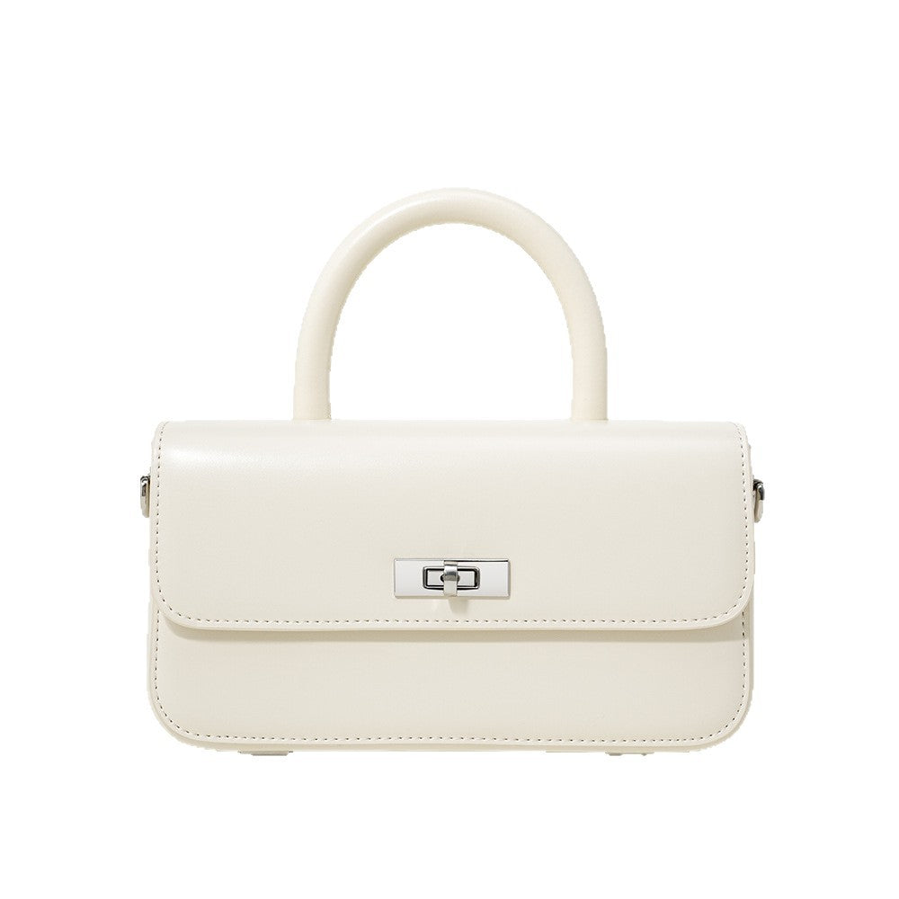 Small Square Leather Handbag
