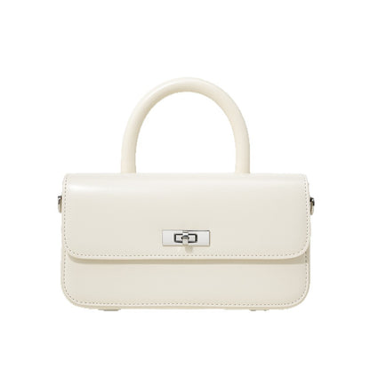 Small Square Leather Handbag