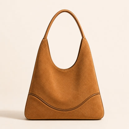 Nubuck Underarm Handbag