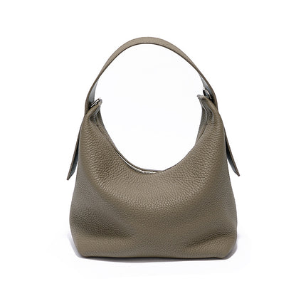 Cowhide Leather Crossbody Handbag