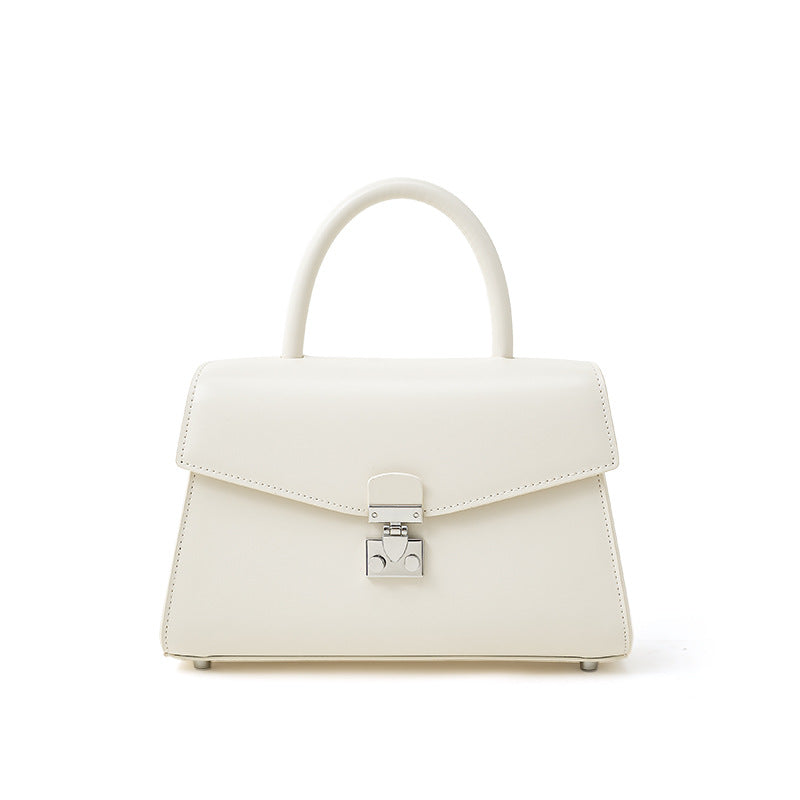 Lock-Front Shoulder Bag