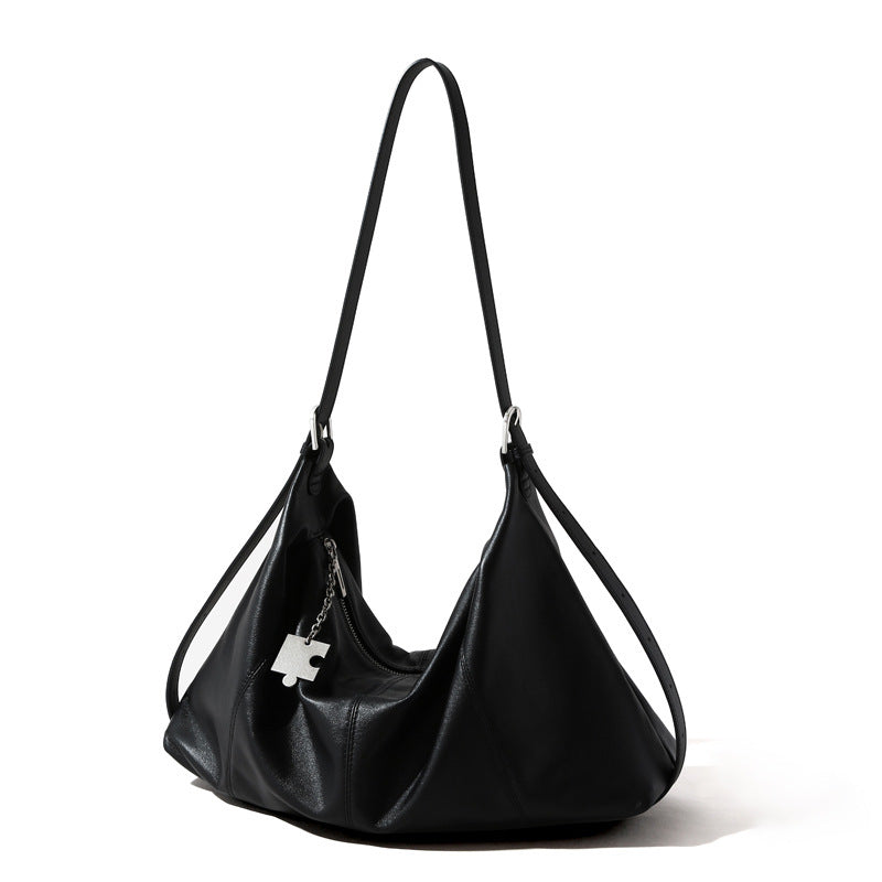 Grained Leather Large Tote