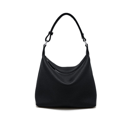 Leather Underarm Handbag