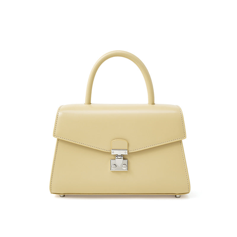 Lock-Front Shoulder Bag