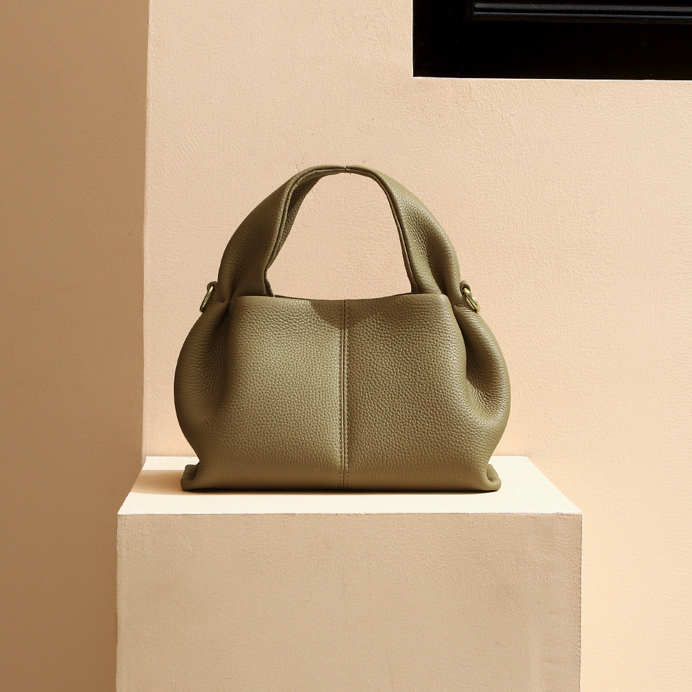 Small Leather Tote Crossbody