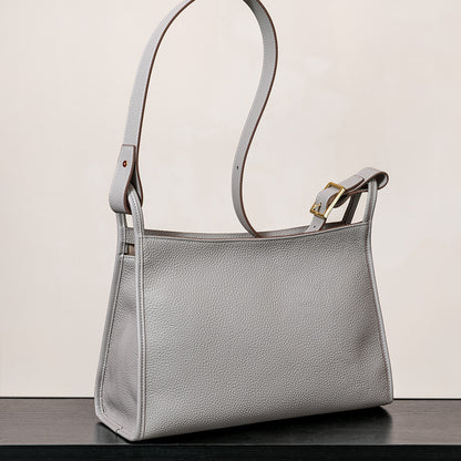 Large Pebbled Leather Handbag