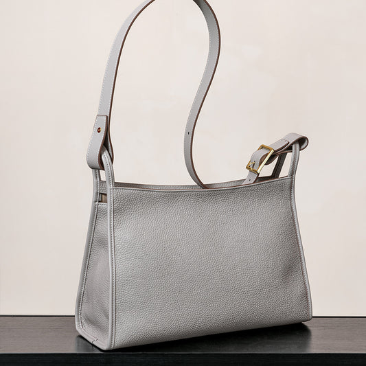 Large Pebbled Leather Handbag