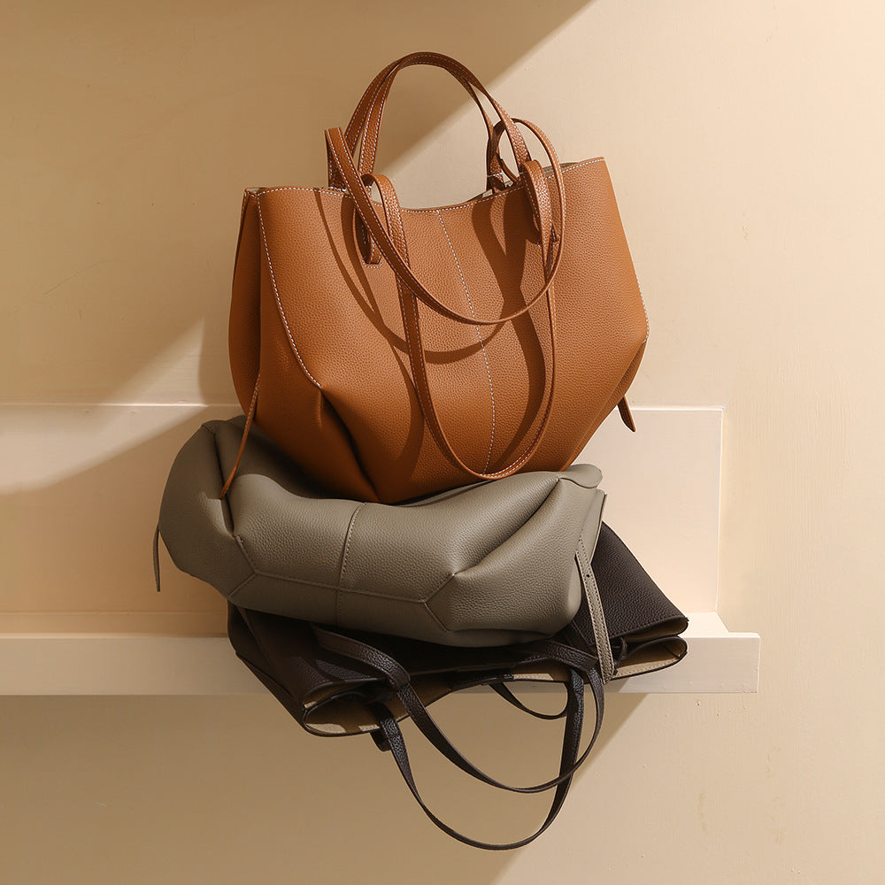 Soft Leather Large Tote