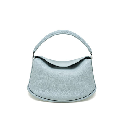Leather Underarm Tote with Strap