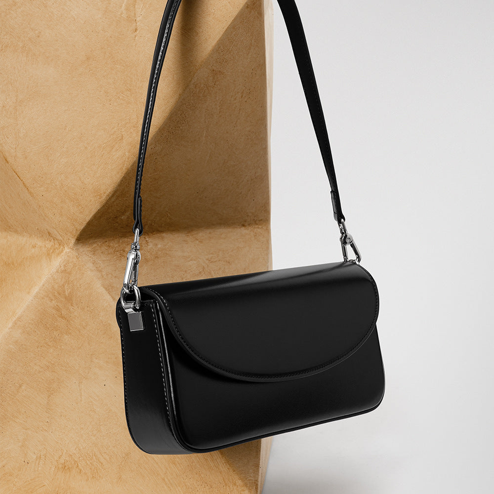 Leather Square Crossbody Bag