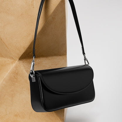 Leather Square Crossbody Bag