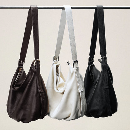 Oversized Leather Shoulder Tote