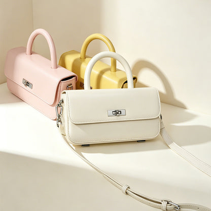 Small Square Leather Handbag