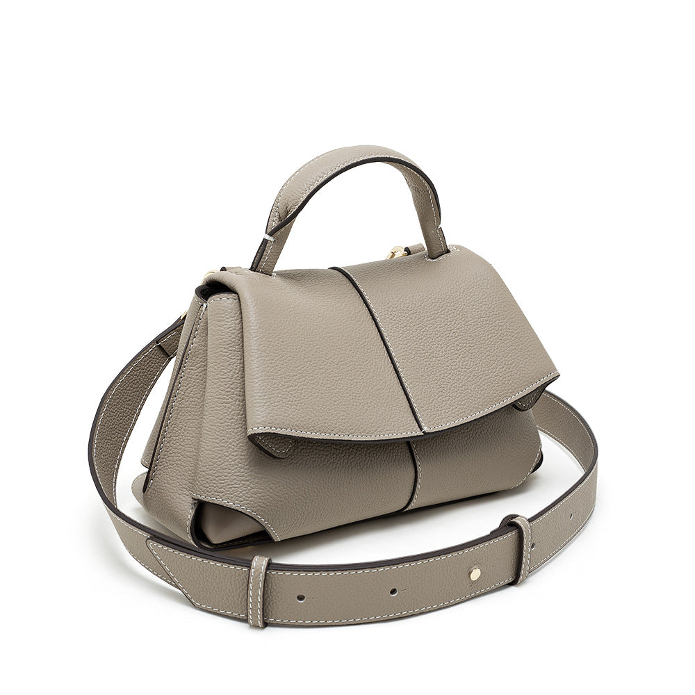Minimal Top-Handle Crossbody Bag