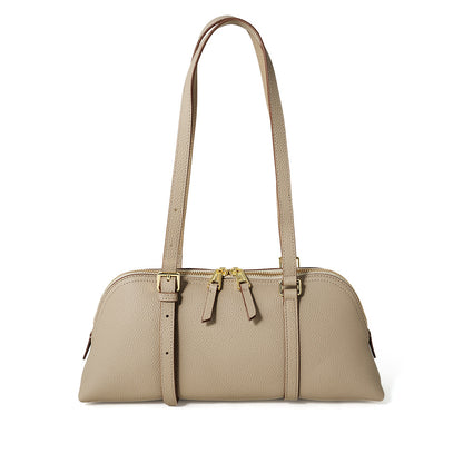 Leather Baguette Handbag