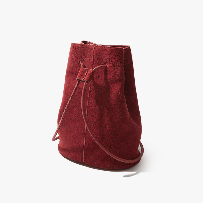 Mini Nubuck Bucket Bag