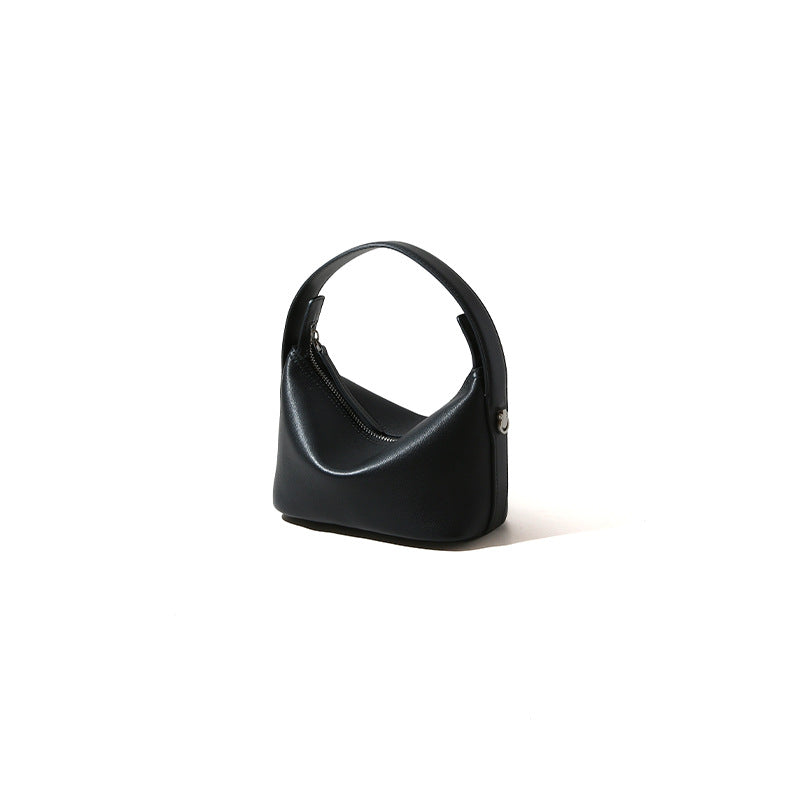Leather Dumpling Underarm Bag