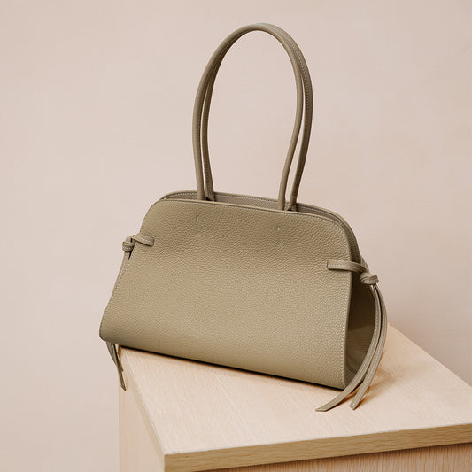 Large Leather Tote Handbag