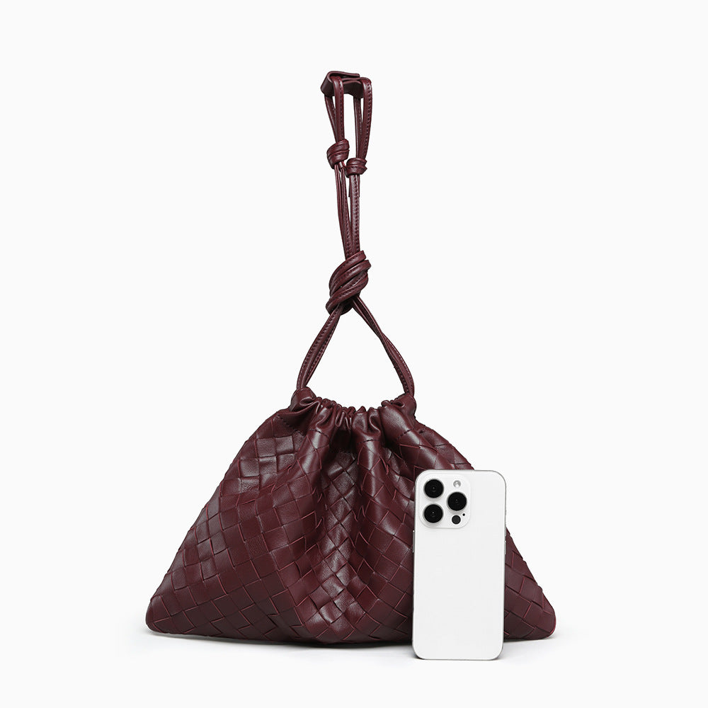 Handwoven Lambskin Crossbody Bag
