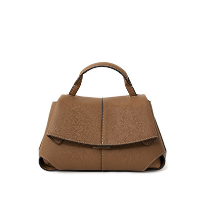 Minimal Top-Handle Crossbody Bag