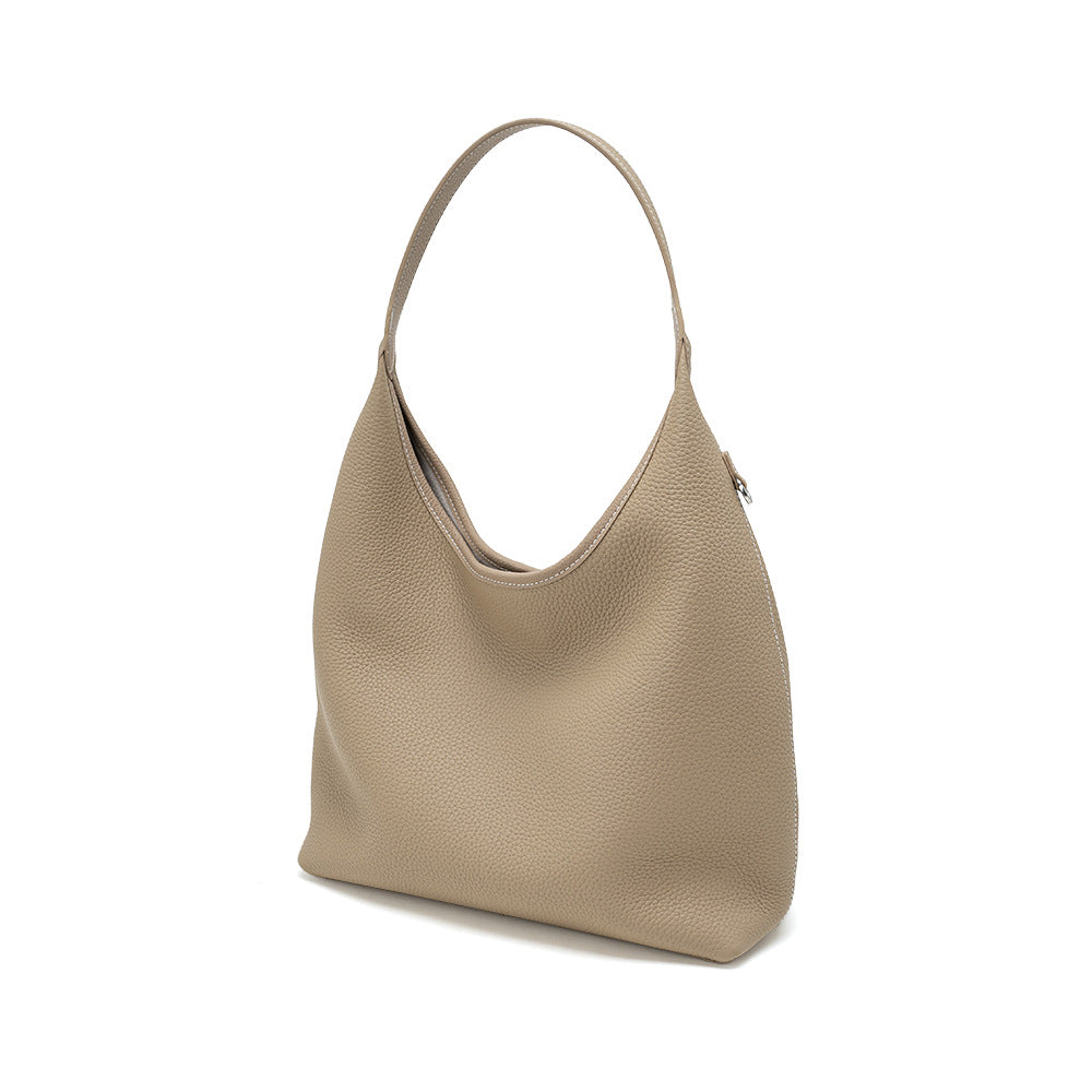 Large Leather Underarm Bag
