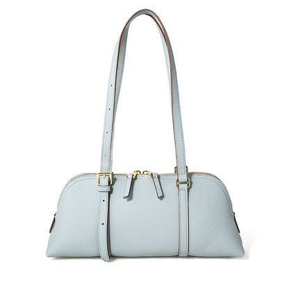 Leather Baguette Handbag