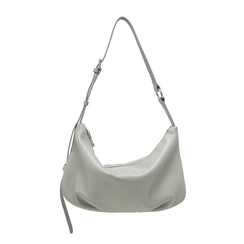 Pleated Dumpling Shoulder Bag