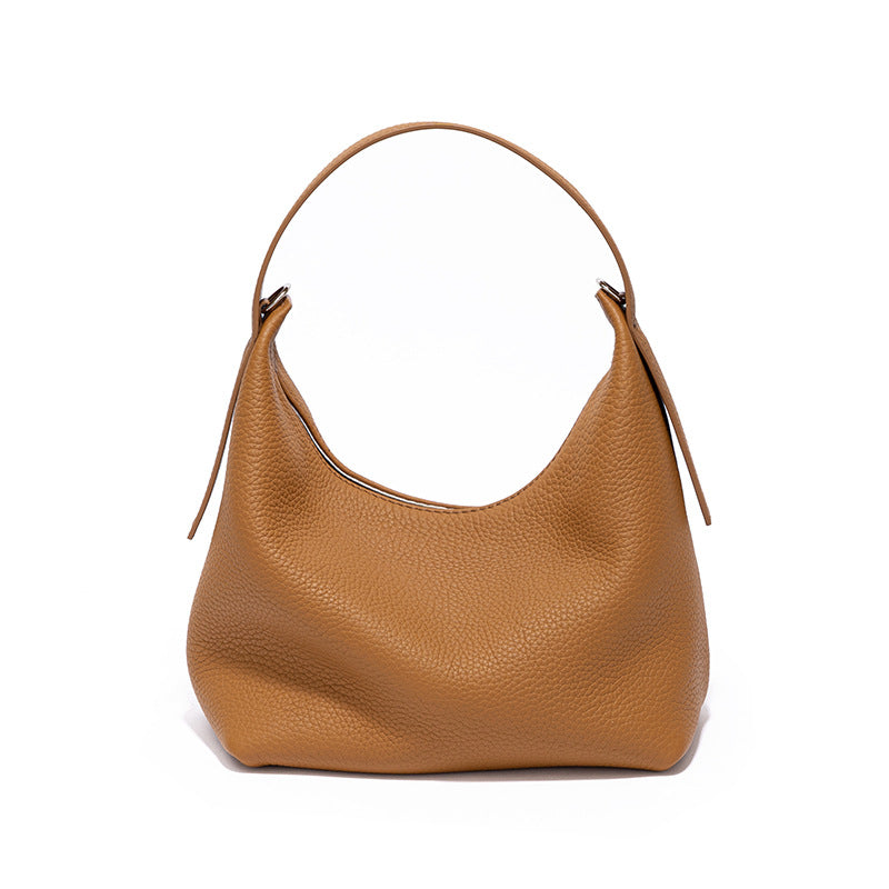 Cowhide Leather Crossbody Handbag