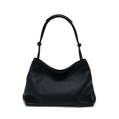 Minimal Leather Shoulder Tote