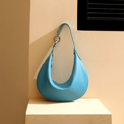 Leather Dumpling Shoulder Bag