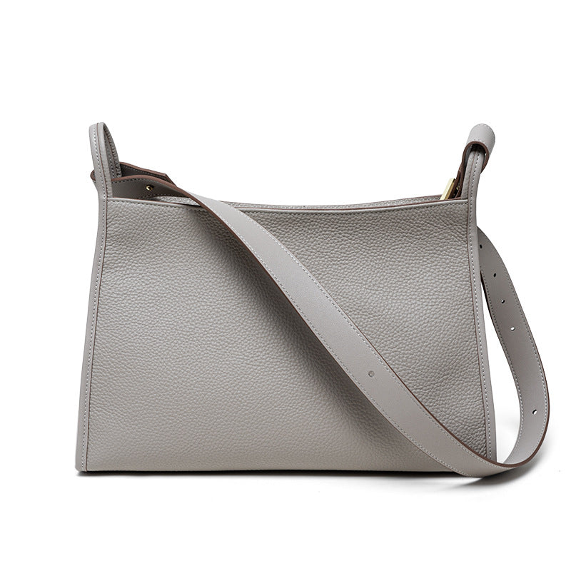 Large Pebbled Leather Handbag