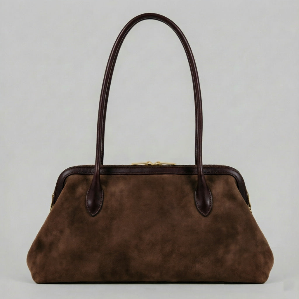 Vintage Nubuck Underarm Bag