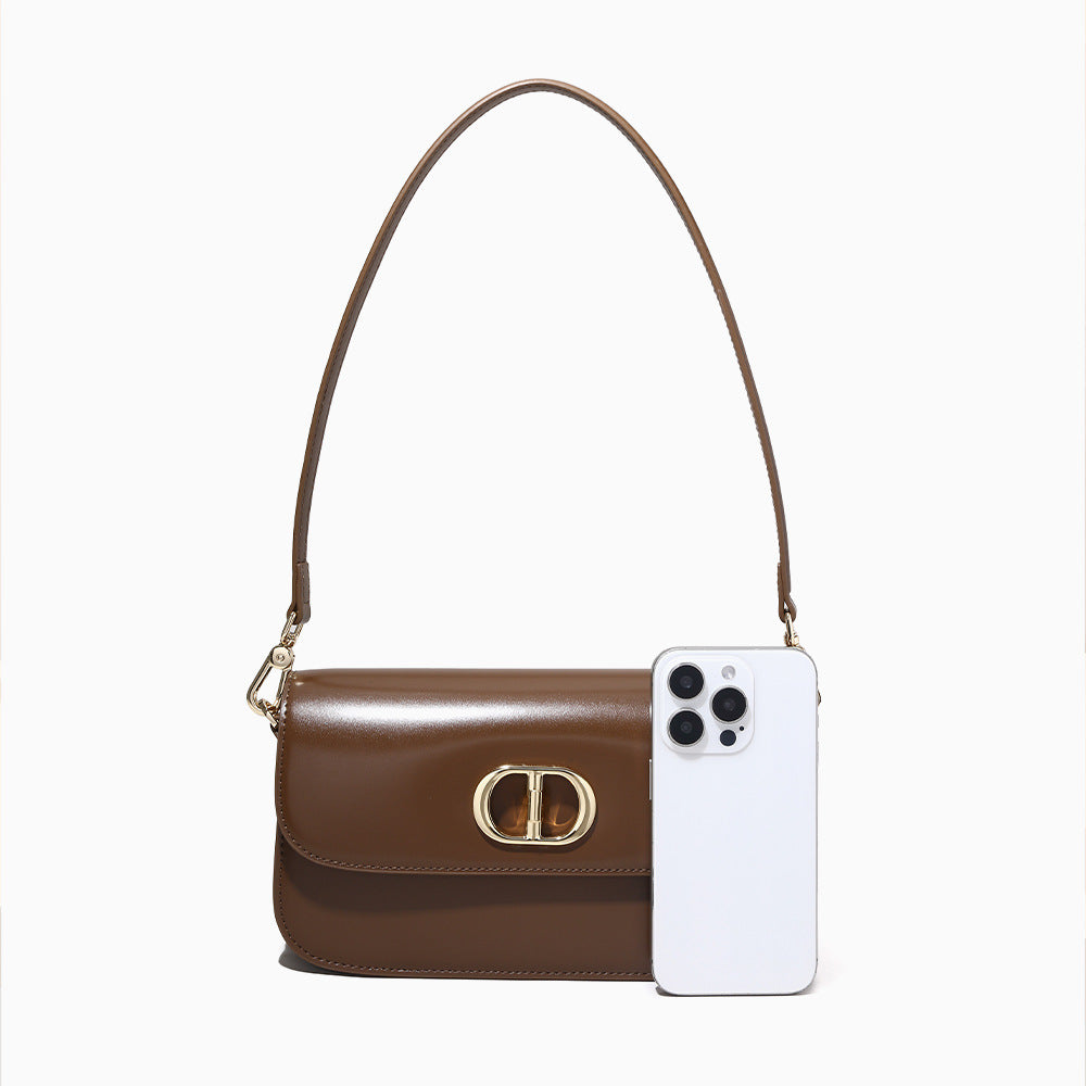 Leather Envelope Crossbody Bag