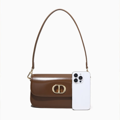 Leather Envelope Crossbody Bag