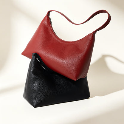 Leather Underarm Crossbody Bag