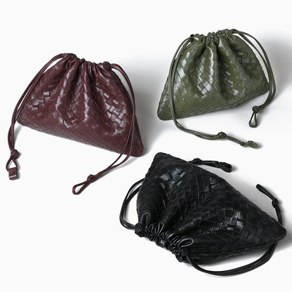 Handwoven Lambskin Crossbody Bag