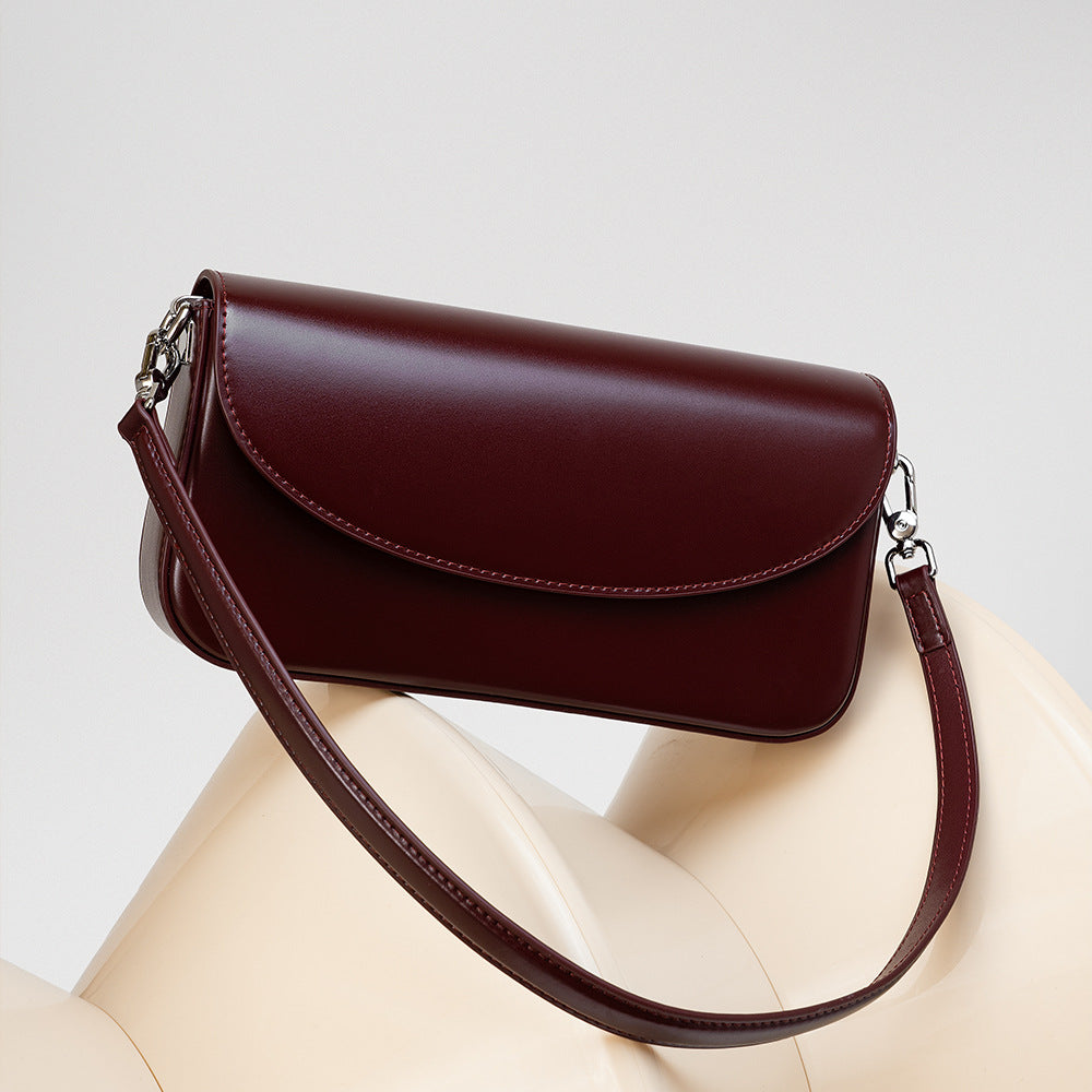 Leather Square Crossbody Bag