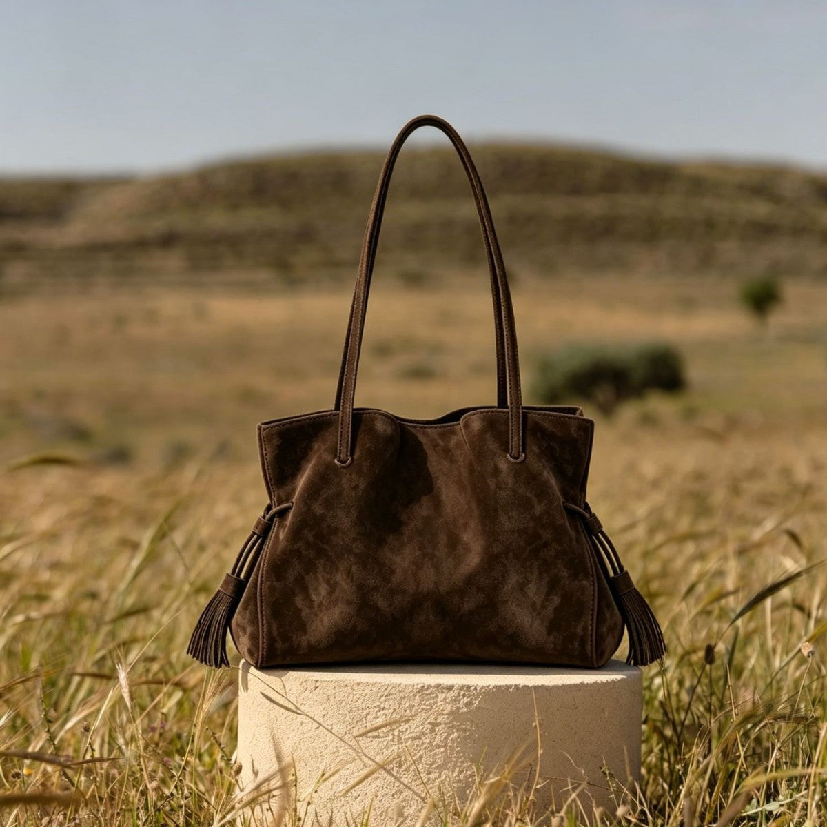 Retro Large Shoulder Tote