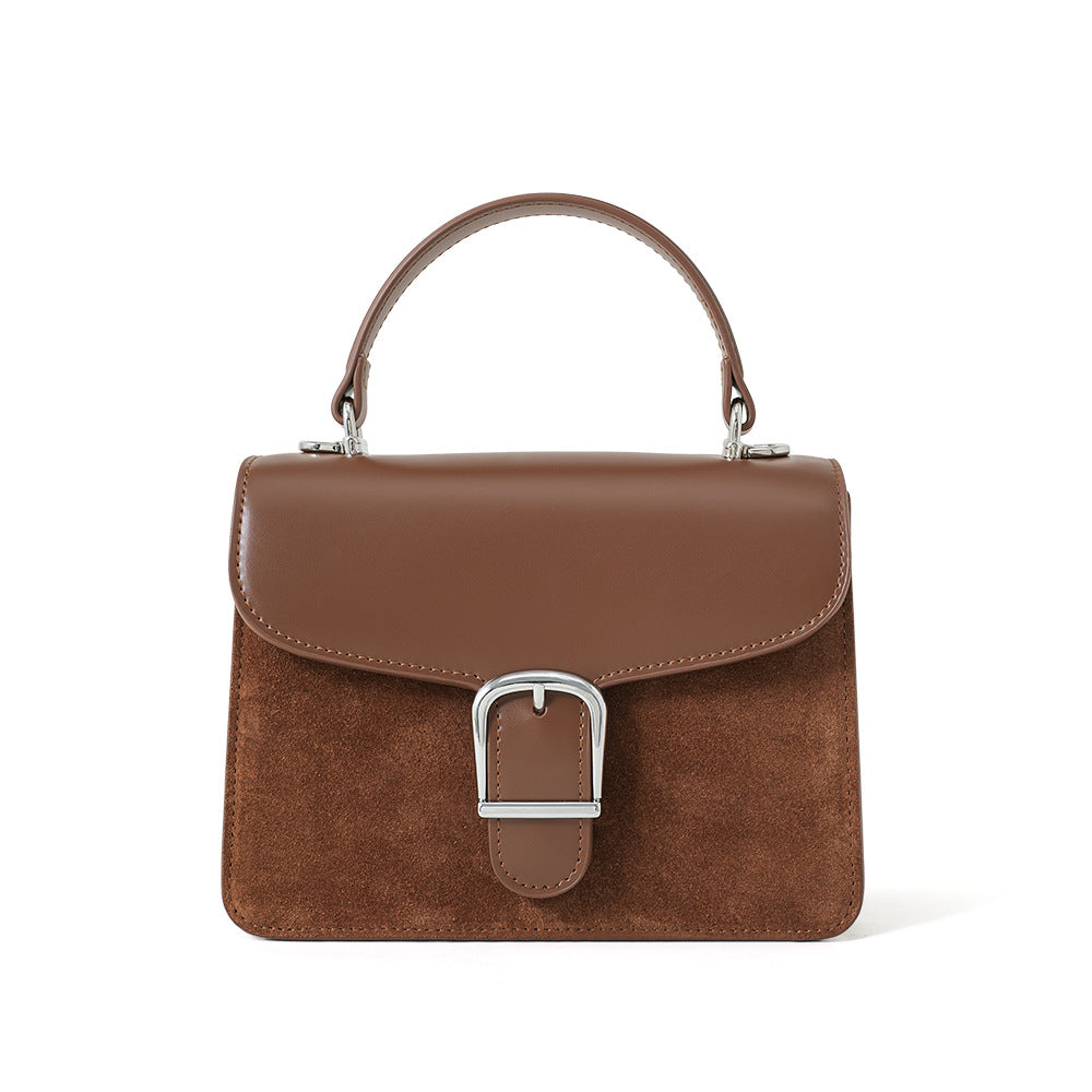 Two-Tone Matte Square Bag