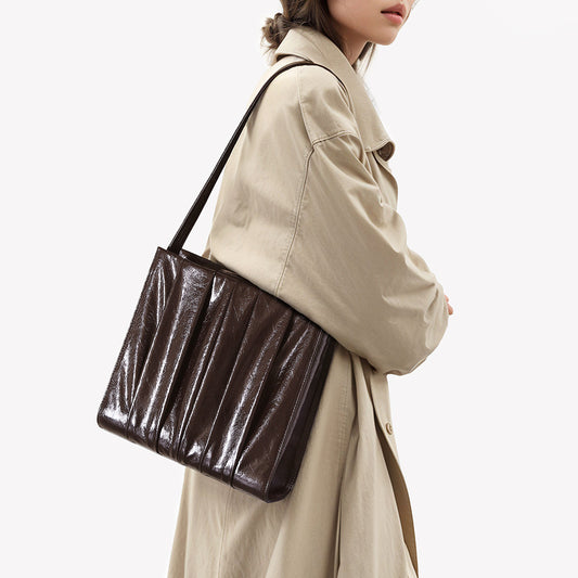 Waxed Leather Tote