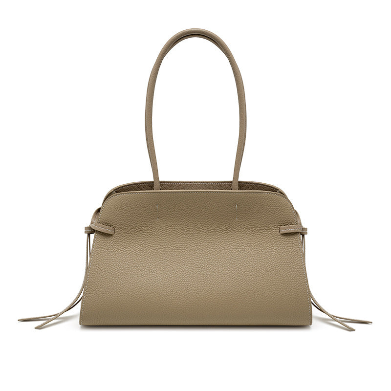 Large Leather Tote Handbag