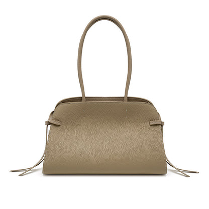 Large Leather Tote Handbag