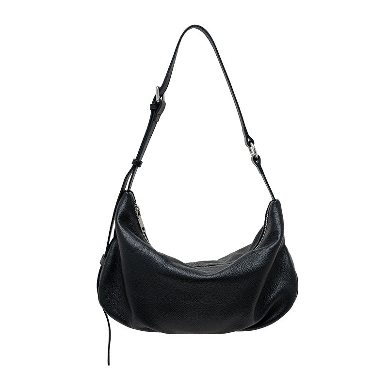 Pleated Dumpling Shoulder Bag