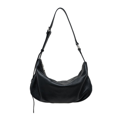 Pleated Dumpling Shoulder Bag