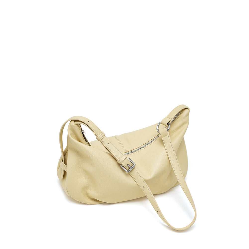 Pleated Dumpling Shoulder Bag
