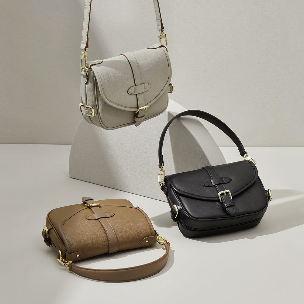 Leather Saddle Bag