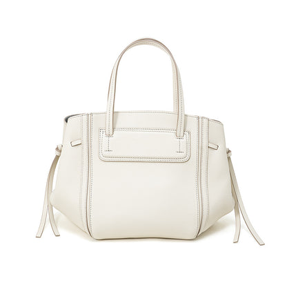 Cowhide Leather Tote with Strap